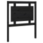vidaXL Cabecero de cama madera maciza de pino negro 80,5x4x100 cm vidaXL Cabecero de cama madera maciza de pino negro 80,5x4x100 cm