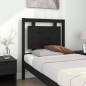 vidaXL Cabecero de cama madera maciza de pino negro 80,5x4x100 cm vidaXL Cabecero de cama madera maciza de pino negro 80,5x4x100 cm