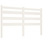 vidaXL Cabecero de cama madera maciza de pino blanco 141x4x100 cm