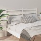vidaXL Cabecero de cama madera maciza de pino blanco 141x4x100 cm
