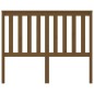 vidaXL Cabecero de cama madera maciza de pino marrón miel 141x6x101 cm vidaXL Cabecero de cama madera maciza de pino marrón miel 141x6x101 cm