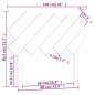 vidaXL Cabecero de cama madera maciza de pino 104x3x80,5 cm vidaXL Cabecero de cama madera maciza de pino 104x3x80,5 cm