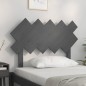 vidaXL Cabecero de cama madera maciza de pino gris 104x3x80,5 cm vidaXL Cabecero de cama madera maciza de pino gris 104x3x80,5 cm