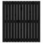 vidaXL Cabecero de cama de pared madera maciza pino negro 82,5x3x90 cm vidaXL Cabecero de cama de pared madera maciza pino negro 82,5x3x90 cm