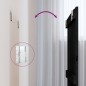 vidaXL Cabecero de cama de pared madera maciza pino negro 82,5x3x90 cm vidaXL Cabecero de cama de pared madera maciza pino negro 82,5x3x90 cm
