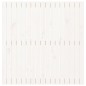 vidaXL Cabecero de cama de pared madera maciza pino blanco 108x3x110cm vidaXL Cabecero de cama de pared madera maciza pino blanco 108x3x110cm