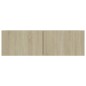vidaXL Juego de muebles de salón 4 piezas roble Sonoma 100x30x30 cm vidaXL Juego de muebles de salón 4 piezas roble Sonoma 100x30x30 cm