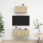 vidaXL Juego de muebles de salón 2 piezas roble Sonoma