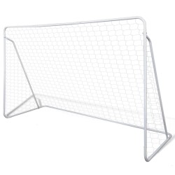 vidaXL Portería de fútbol acero de alta calidad 240x90 x150 cm