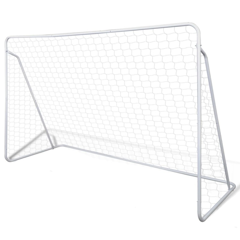 vidaXL Portería de fútbol acero de alta calidad 240x90 x150 cm vidaXL Portería de fútbol acero de alta calidad 240x90 x150 cm