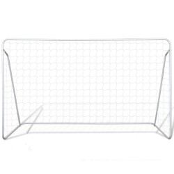 vidaXL Portería de fútbol acero de alta calidad 240x90 x150 cm