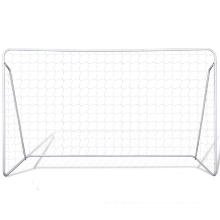 vidaXL Portería de fútbol acero de alta calidad 240x90 x150 cm