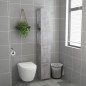 vidaXL Armario baño madera contrachapada gris hormigón 25x26,5x170 cm vidaXL Armario baño madera contrachapada gris hormigón 25x26,5x170 cm