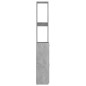 vidaXL Armario baño madera contrachapada gris hormigón 25x26,5x170 cm vidaXL Armario baño madera contrachapada gris hormigón 25x26,5x170 cm