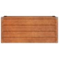 vidaXL Arriate oxidado de acero corten 100x40x45 cm vidaXL Arriate oxidado de acero corten 100x40x45 cm