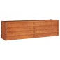 vidaXL Arriate oxidado de acero corten 160x40x45 cm vidaXL Arriate oxidado de acero corten 160x40x45 cm