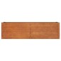 vidaXL Arriate oxidado de acero corten 160x40x45 cm vidaXL Arriate oxidado de acero corten 160x40x45 cm