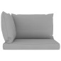 vidaXL Juego de muebles de jardín 6 piezas con cojines gris vidaXL Juego de muebles de jardín 6 piezas con cojines gris