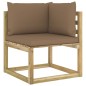 vidaXL Set de muebles de jardín 9 piezas con cojines madera impregnada vidaXL Set de muebles de jardín 9 piezas con cojines madera impregnada