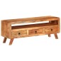 vidaXL Mueble de TV de madera maciza de acacia 110x30x40 cm vidaXL Mueble de TV de madera maciza de acacia 110x30x40 cm