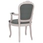vidaXL Silla de comedor tela gris oscuro 62x59,5x100,5 cm vidaXL Silla de comedor tela gris oscuro 62x59,5x100,5 cm