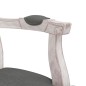 vidaXL Silla de comedor tela gris oscuro 62x59,5x100,5 cm vidaXL Silla de comedor tela gris oscuro 62x59,5x100,5 cm