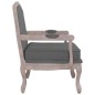 vidaXL Sillón de tela gris oscuro 64x64x90 cm vidaXL Sillón de tela gris oscuro 64x64x90 cm