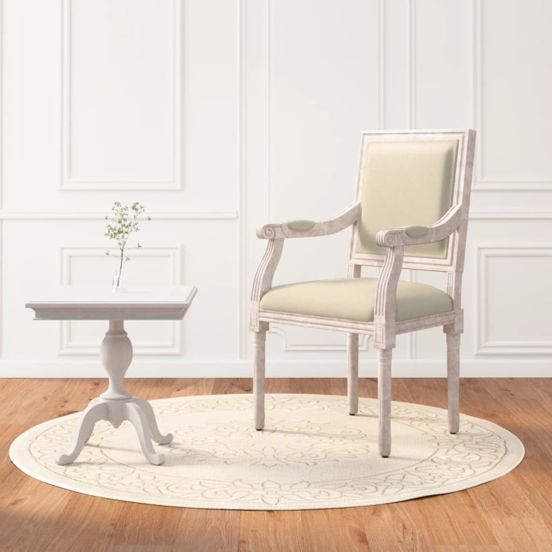 vidaXL Sillón de lino beige 54x59x99 cm vidaXL Sillón de lino beige 54x59x99 cm