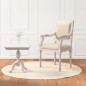 vidaXL Sillón de lino beige 54x59x99 cm vidaXL Sillón de lino beige 54x59x99 cm