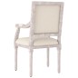vidaXL Sillón de lino beige 54x59x99 cm vidaXL Sillón de lino beige 54x59x99 cm