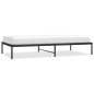 vidaXL Estructura de cama de metal negro 107x203 cm vidaXL Estructura de cama de metal negro 107x203 cm