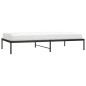 vidaXL Estructura de cama de metal negro 107x203 cm vidaXL Estructura de cama de metal negro 107x203 cm