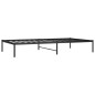 vidaXL Estructura de cama de metal negro 107x203 cm vidaXL Estructura de cama de metal negro 107x203 cm