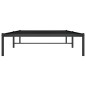 vidaXL Estructura de cama de metal negro 107x203 cm vidaXL Estructura de cama de metal negro 107x203 cm