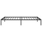 vidaXL Estructura de cama de metal negro 107x203 cm vidaXL Estructura de cama de metal negro 107x203 cm