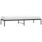 vidaXL Estructura de cama de metal negro 80x200 cm