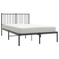 vidaXL Estructura de cama con cabecero metal negro 120x190 cm vidaXL Estructura de cama con cabecero metal negro 120x190 cm