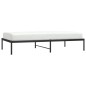vidaXL Estructura de cama metal negro 100x190 cm