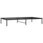 vidaXL Estructura de cama metal negro 100x190 cm