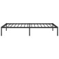 vidaXL Estructura de cama metal negro 100x190 cm