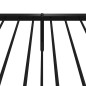 vidaXL Estructura de cama con cabecero y estribo metal negro 100x200cm vidaXL Estructura de cama con cabecero y estribo metal negro 100x200cm