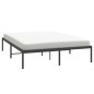 vidaXL Estructura de cama de metal negro 160x200 cm vidaXL Estructura de cama de metal negro 160x200 cm