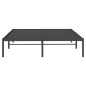 vidaXL Estructura de cama de metal negro 160x200 cm vidaXL Estructura de cama de metal negro 160x200 cm
