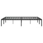 vidaXL Estructura de cama de metal negro 160x200 cm vidaXL Estructura de cama de metal negro 160x200 cm