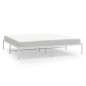 vidaXL Estructura de cama de metal blanco 183x213 cm vidaXL Estructura de cama de metal blanco 183x213 cm