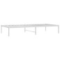 vidaXL Estructura de cama de metal blanca 90x190 cm vidaXL Estructura de cama de metal blanca 90x190 cm