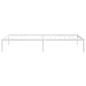 vidaXL Estructura de cama de metal blanca 90x190 cm vidaXL Estructura de cama de metal blanca 90x190 cm