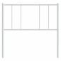 vidaXL Cabecero de metal blanco 80 cm vidaXL Cabecero de metal blanco 80 cm