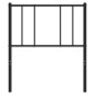 vidaXL Cabecero de metal negro 100 cm vidaXL Cabecero de metal negro 100 cm