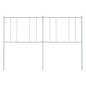 vidaXL Cabecero de metal blanco 150 cm